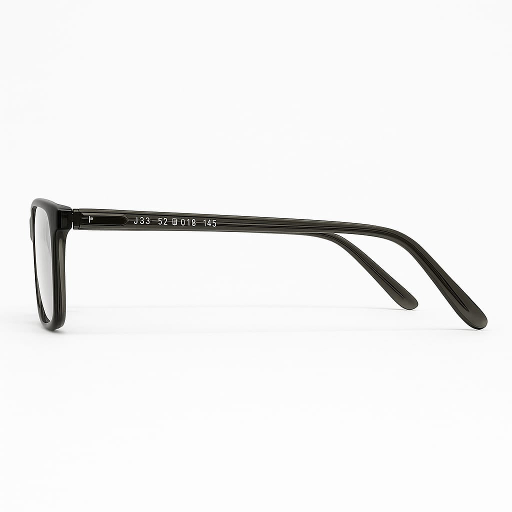 Edge - Classic Crystal Black Rectangle Frame