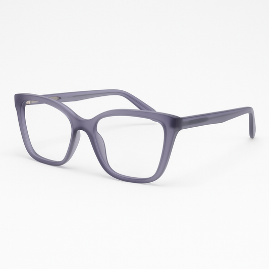 Edge - Matte Lavender Cat-Eye Square Frame