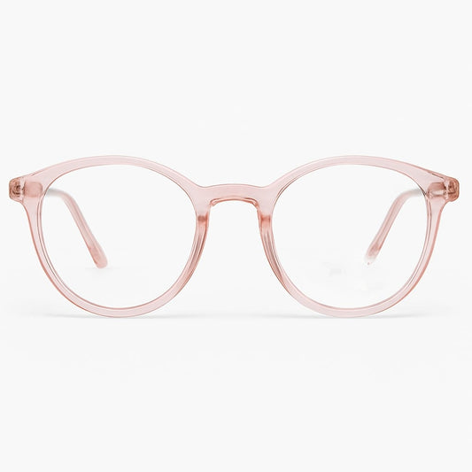 Vision - Crystal Blush Pink Round Frame