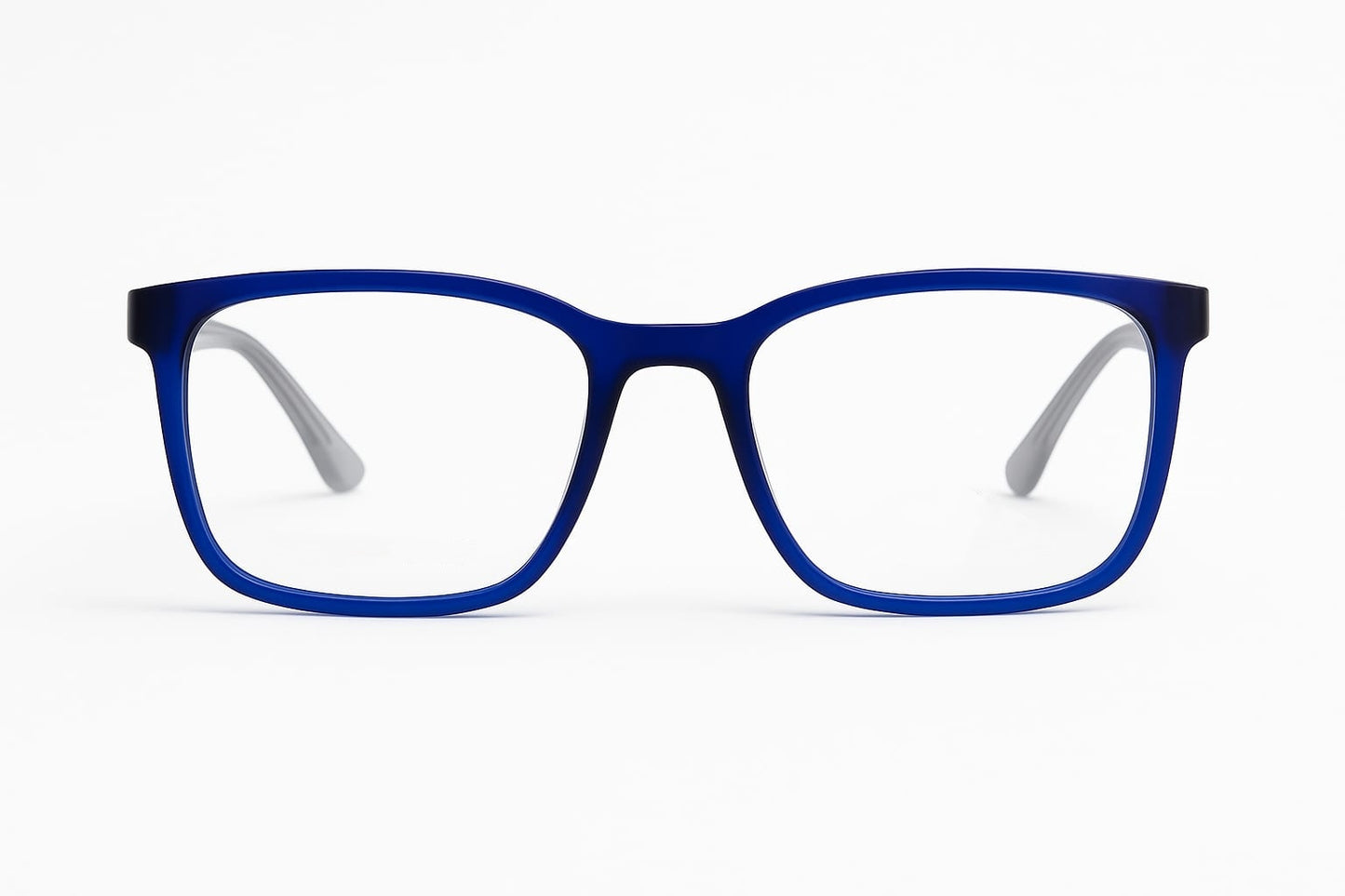 Classic - Blue Full Rim white matte leg
