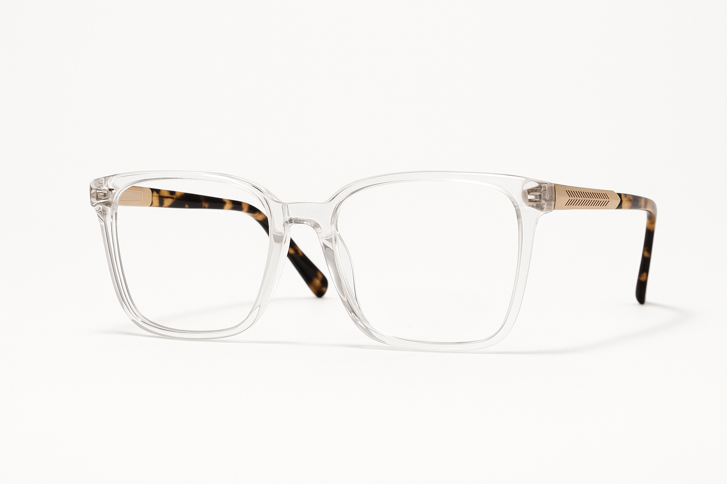 Aurora  - Crystal Clear with Gold & Tortoiseshell Temples