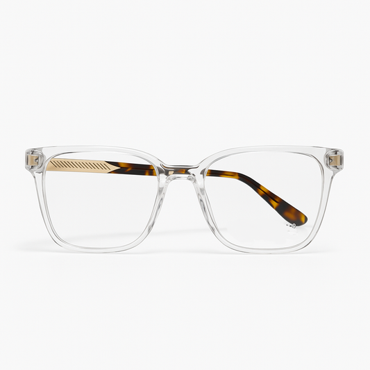 Aurora  - Crystal Clear with Gold & Tortoiseshell Temples